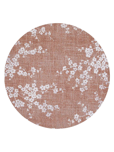 Sakura Copper Pink Runder Teppich Teppich Louis de Poortere