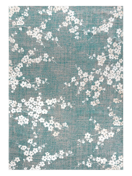 Sakura Lake Blue Teppich Teppich Louis de Poortere