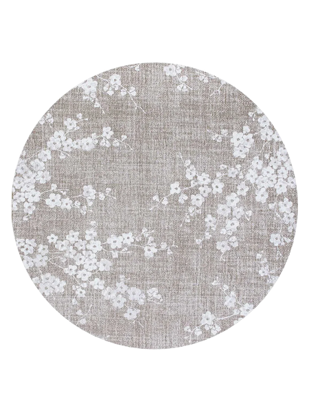 Sakura Morning Mist Runder Teppich Teppich Louis de Poortere