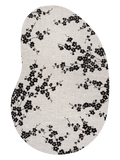 Sakura Night Snow Organischer Teppich Teppich Louis de Poortere