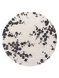 Sakura Night Snow Runder Teppich Teppich Louis de Poortere