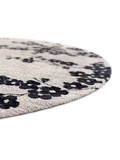 Sakura Night Snow Runder Teppich Teppich Louis de Poortere