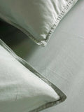 Essenza Minte Bettwäsche Salbeigrün (Dusty green), Mako-Satin 300 TC – Ansicht 5