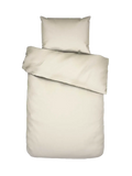 Essenza Minte Mako-Satin-Bettwäsche Sand (Oyster), Set 135 x 200 cm + 80 x 80 cm