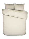 Essenza Minte Mako-Satin-Bettwäsche Sand (Oyster), Set 200 x 200 cm + 2x 80 x 80 cm