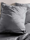 Essenza Minte Bettwäsche Steingrau (Global grey), Mako-Satin 300 TC – Ansicht 5