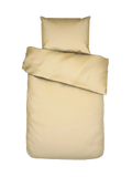 Essenza Minte Mako-Satin-Bettwäsche Strohgelb (Yellow straw), Set 135 x 200 cm + 80 x 80 cm