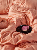 Essenza Minte Bright terra Satin-Bettwäsche aus 100 % Baumwolle – Ansicht 7