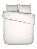 Essenza Minte Mako-Satin-Bettwäsche Weiß (White), Set 200 x 200 cm + 2x 80 x 80 cm