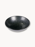 Geschirr | Kaori Schale – Stoneware in Krakelee und Rochen - Rochen schwarz/metallic von Lambert online kaufen bei LIVINGforme.