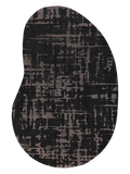 Structures Baobab Black Water Organischer Teppich Teppich Louis de Poortere