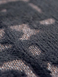 Structures Baobab Black Water Runder Teppich Teppich Louis de Poortere