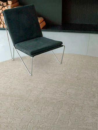 Structures Baobab Dry Beige Runder Teppich Teppich Louis de Poortere