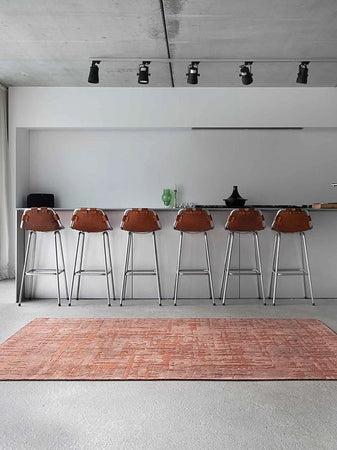 Structures Baobab Za Copper Organischer Teppich Teppich Louis de Poortere