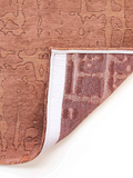 Structures Baobab Za Copper Runder Teppich Teppich Louis de Poortere