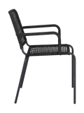 Gartenstuhl | Gartenstuhl Track, Aluminium, Seilgeflecht, stapelbar - anthrazit - von LIVING Collection online kaufen bei LIVINGforme.