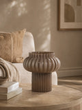Vase mundgeblasenes Glas, braun Vase Living Nordic