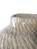 Vase Keramik, weiß/grün Vase Living Nordic