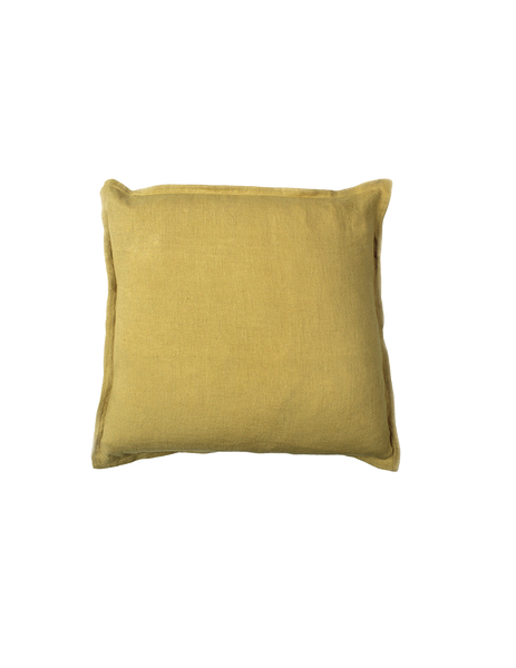 Kissenbezug | Kissenhülle | Linen in gelb - von LIVING online kaufen bei LIVINGforme.