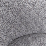 Barhocker | Barstuhl Wilma mit Metallbeinen, Stoff - grau/weiß -  von LIVING online kaufen bei LIVINGforme.