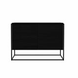 Sideboards und Kommoden | Ethnicraft Sideboard | Monolit aus Eiche, schwarz aus Ausstellung sofort lieferbar -  von Ethnicraft online kaufen bei LIVINGforme.