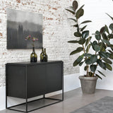 Sideboards und Kommoden | Ethnicraft Sideboard | Monolit aus Eiche, schwarz aus Ausstellung sofort lieferbar -  von Ethnicraft online kaufen bei LIVINGforme.