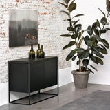Sideboards und Kommoden | Ethnicraft Sideboard | Monolit aus Eiche, schwarz aus Ausstellung sofort lieferbar -  von Ethnicraft online kaufen bei LIVINGforme.