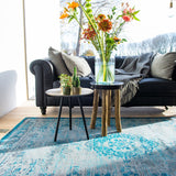 Vintageteppich Ornament | Vintageteppich | Ornament Grey Turquoise - von LIVING online kaufen bei LIVINGforme.