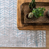 Vintageteppiche | Vintageteppich | Jacobs Ladder, Tribeca Blue -  von LIVING online kaufen bei LIVINGforme.