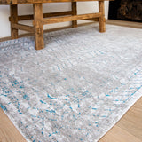 Vintageteppiche | Vintageteppich | Jacobs Ladder, Tribeca Blue -  von LIVING online kaufen bei LIVINGforme.