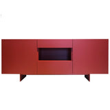 Sideboards und Kommoden | Sideboard | "Piacere" – Mattrot -  von LIVING online kaufen bei LIVINGforme.