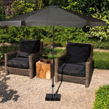 Sonnenschirm | Sonnenschirmfuß Rome, Granit, 40kg -  von LIVING online kaufen bei LIVINGforme.