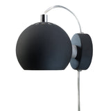Wandleuchte | Wandleuchte | "Ball" - Black Matt von Frandsen online kaufen bei LIVINGforme.