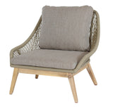 Outdoor Loungeset | Outdoor Loungeset Bay, Seilgeflecht, Akazie - natur, beige (5-teilig) - von LIVING Collection online kaufen bei LIVINGforme.