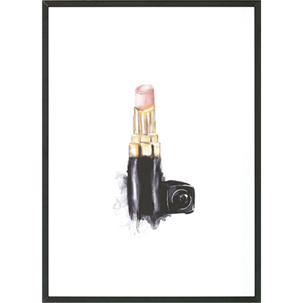 Bilder und Bilderrahmen | Bild im Rahmen | Lipstick - Gemälde (50cm x 70cm) -  von LIVING online kaufen bei LIVINGforme.