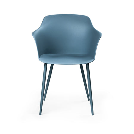 Stuhl | Armlehnstuhl | "Vito" - grau blau -  von LIVING online kaufen bei LIVINGforme.
