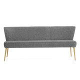 Sitzbank | Sitzbank | "Eve" - Facet Lichtgrau - 83cm x 65cm x173cm von LIVING online kaufen bei LIVINGforme.