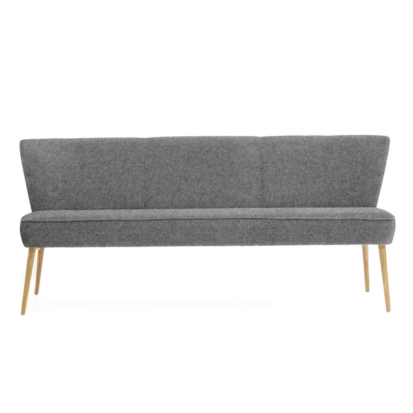 Sitzbank | Sitzbank | "Eve" - Facet Lichtgrau - 83cm x 65cm x173cm von LIVING online kaufen bei LIVINGforme.
