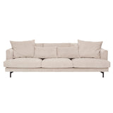 Sofa | Cord-Sofa | Udo (3-Sitzer) in Beige -  von LIVING online kaufen bei LIVINGforme.