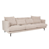 Sofa | Cord-Sofa | Udo (3-Sitzer) in Beige -  von LIVING online kaufen bei LIVINGforme.