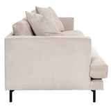 Sofa | Cord-Sofa | Udo (3-Sitzer) in Beige -  von LIVING online kaufen bei LIVINGforme.