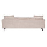 Sofa | Cord-Sofa | Udo (3-Sitzer) in Beige -  von LIVING online kaufen bei LIVINGforme.