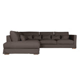 Ecksofa | Ecksofa | Luise - Linen Graphite von LIVING online kaufen bei LIVINGforme.