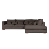 Ecksofa | Ecksofa | Luise - Linen Graphite von LIVING online kaufen bei LIVINGforme.
