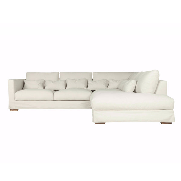 Ecksofa | Ecksofa | Luise - Linen Natur von LIVING online kaufen bei LIVINGforme.
