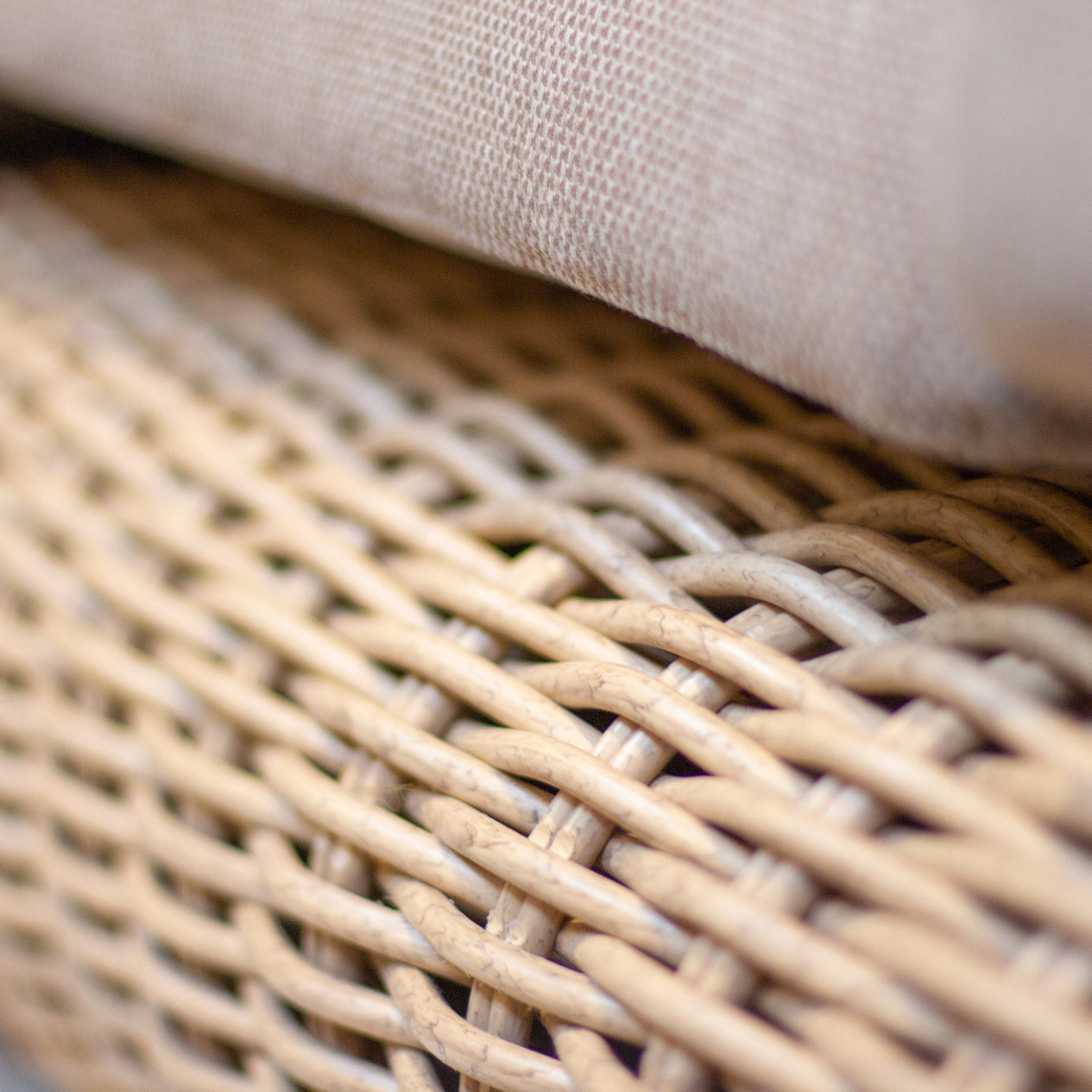 Lounge | Outdoor Ecklounge Beach House mit Tisch, Wicker - natur, grau -  von LIVING online kaufen bei LIVINGforme.