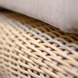 Lounge | Outdoor Ecklounge Beach House mit Tisch, Wicker - natur, grau -  von LIVING online kaufen bei LIVINGforme.