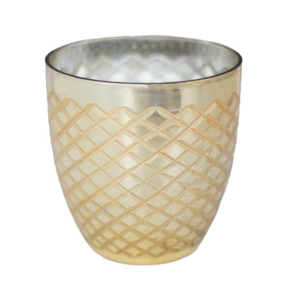 Windlichter und Kerzenschein | Duftkerze | Eleganza in Gold Silber -  von LIVING online kaufen bei LIVINGforme.