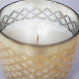 Windlichter und Kerzenschein | Duftkerze | Eleganza in Gold Silber -  von LIVING online kaufen bei LIVINGforme.