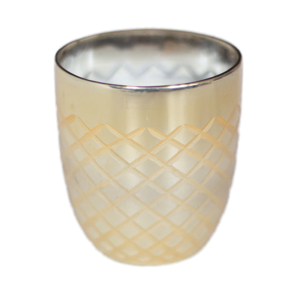 Windlichter und Kerzenschein | Duftkerze | Eleganza in Gold Silber -  von LIVING online kaufen bei LIVINGforme.
